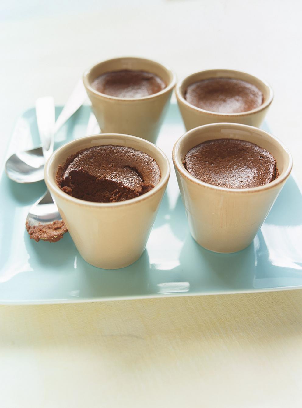 Petits pots de crème au chocolat RICARDO