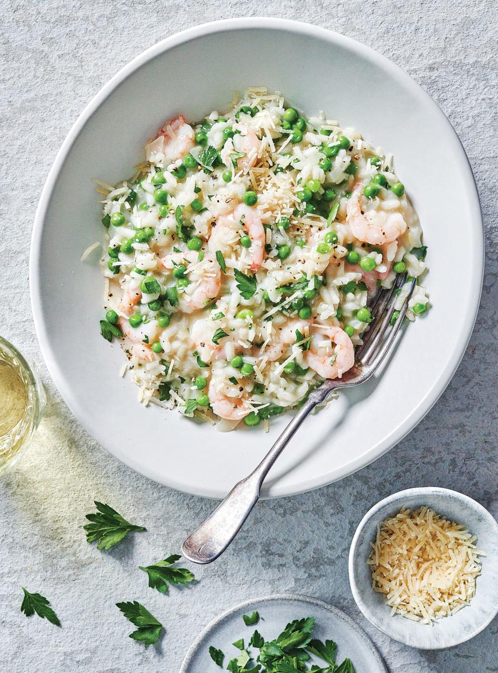 Risotto Aux Crevettes Nordiques Et Aux Petits Pois RICARDO