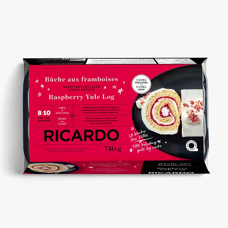 Bûche aux framboises