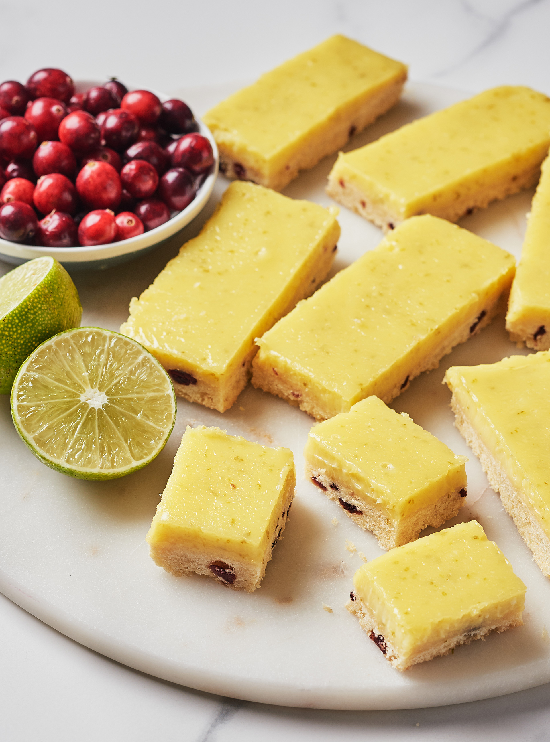 Cranberry Lime Bars