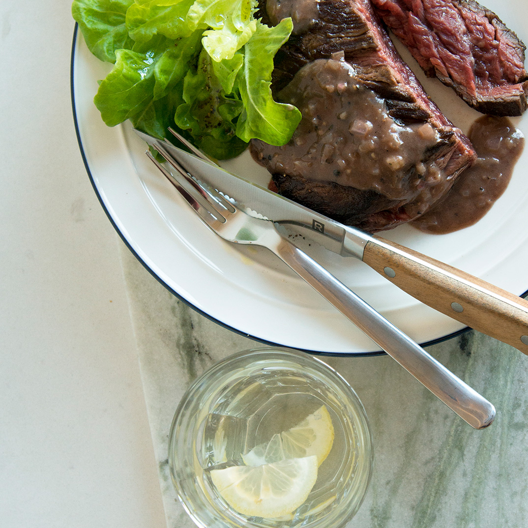 Flank Steaks with Shallot Sauce RICARDO