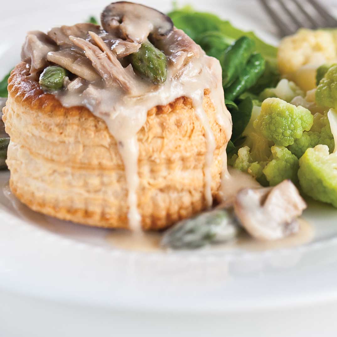 Mushroom And Duck Vol Au Vent