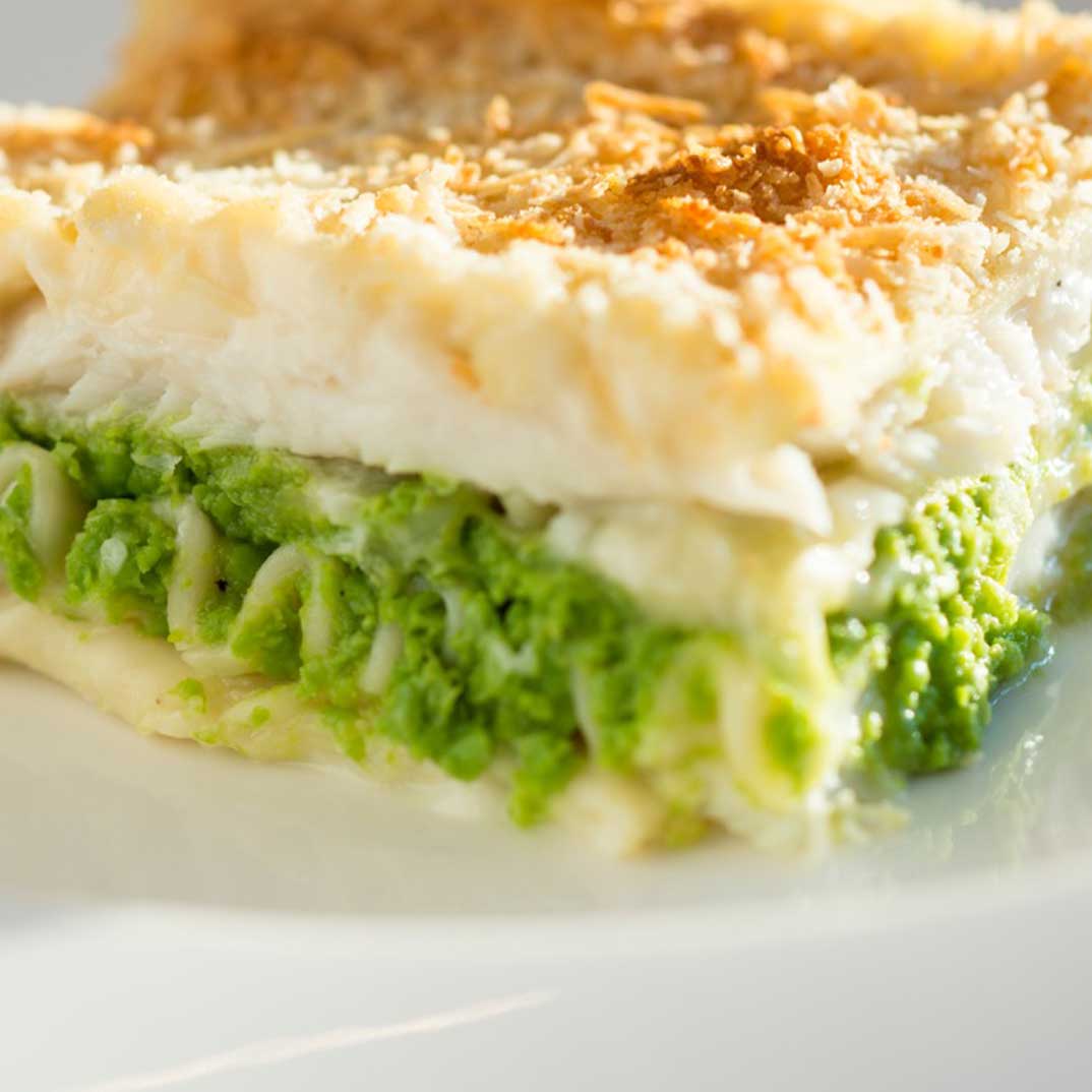 Green Pea and Fish Lasagna | RICARDO