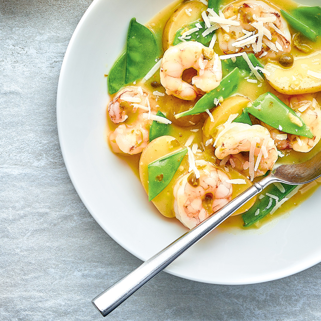 Fricassée de crevettes