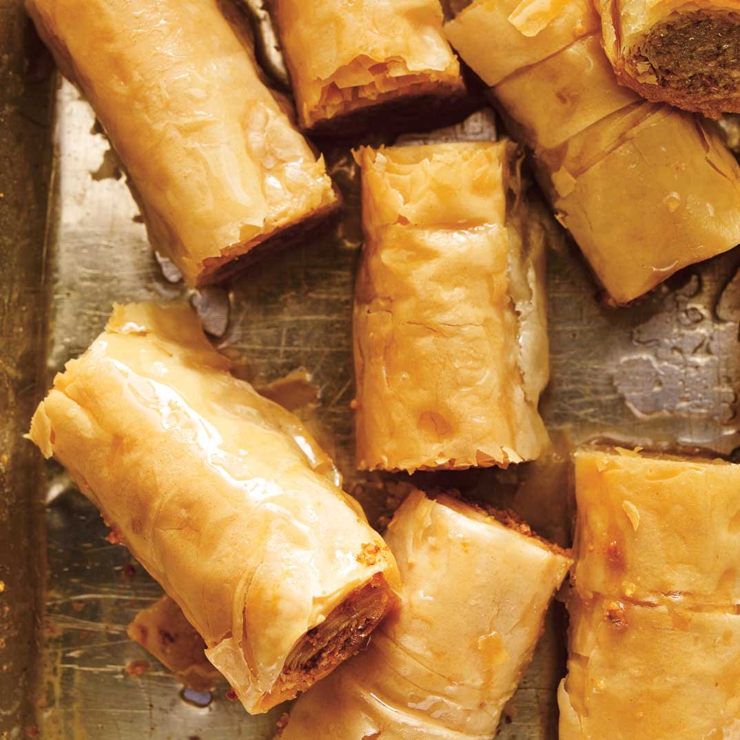 baklava rolls calories