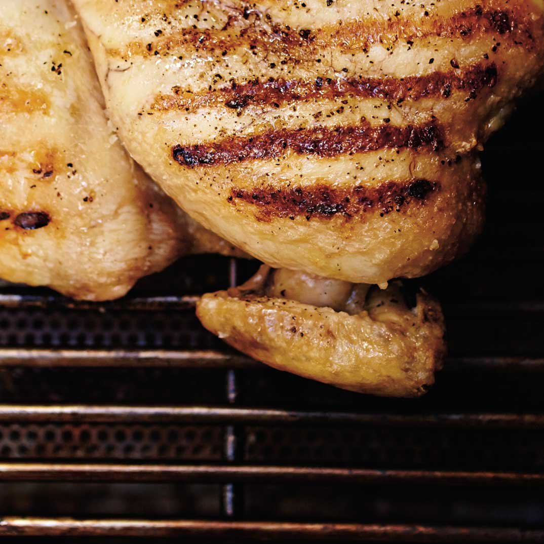 Poulet frotté au sel et au citron