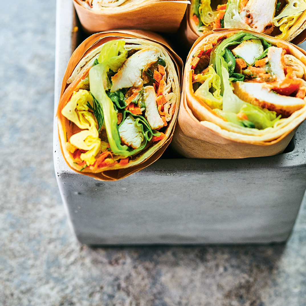 Wraps à la salade de poulet grillé RICARDO