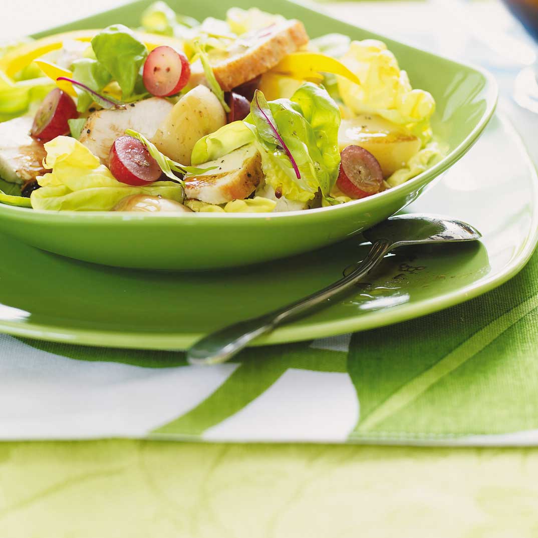 Chicken, Potato and Grape Salad