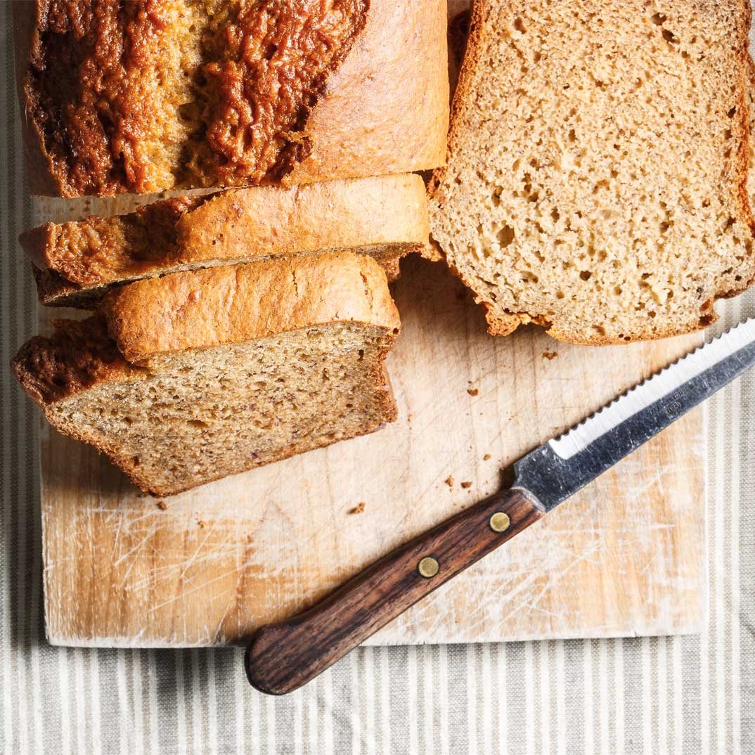 Pain aux 5 bananes et au son