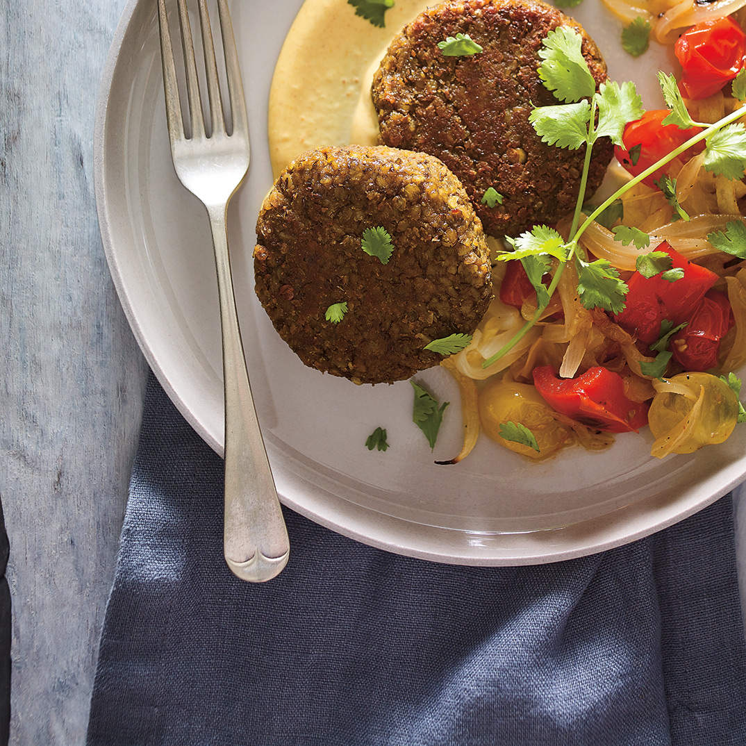 Galettes de riz brun aux lentilles | Ricardo