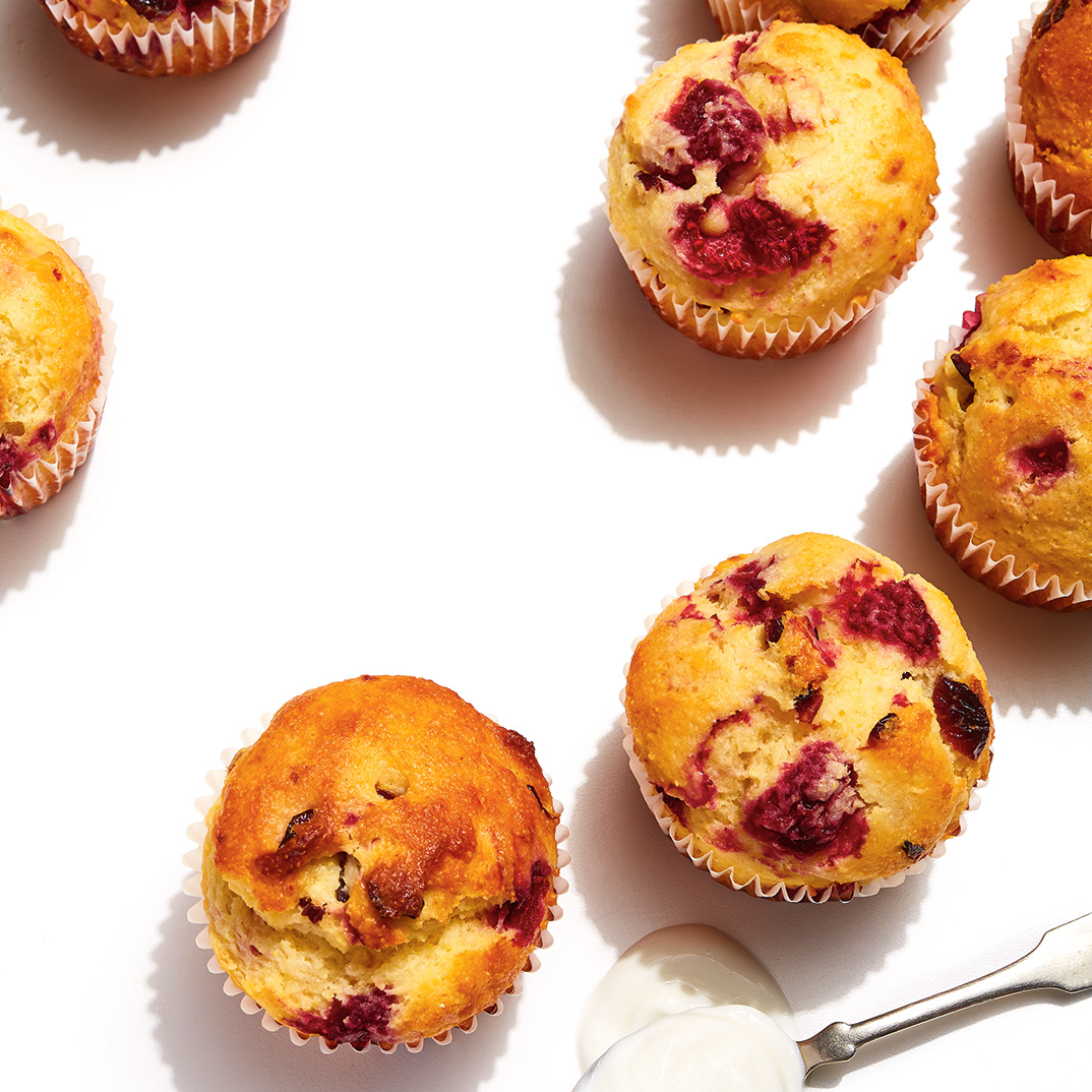 Muffins aux framboises et aux canneberges RICARDO