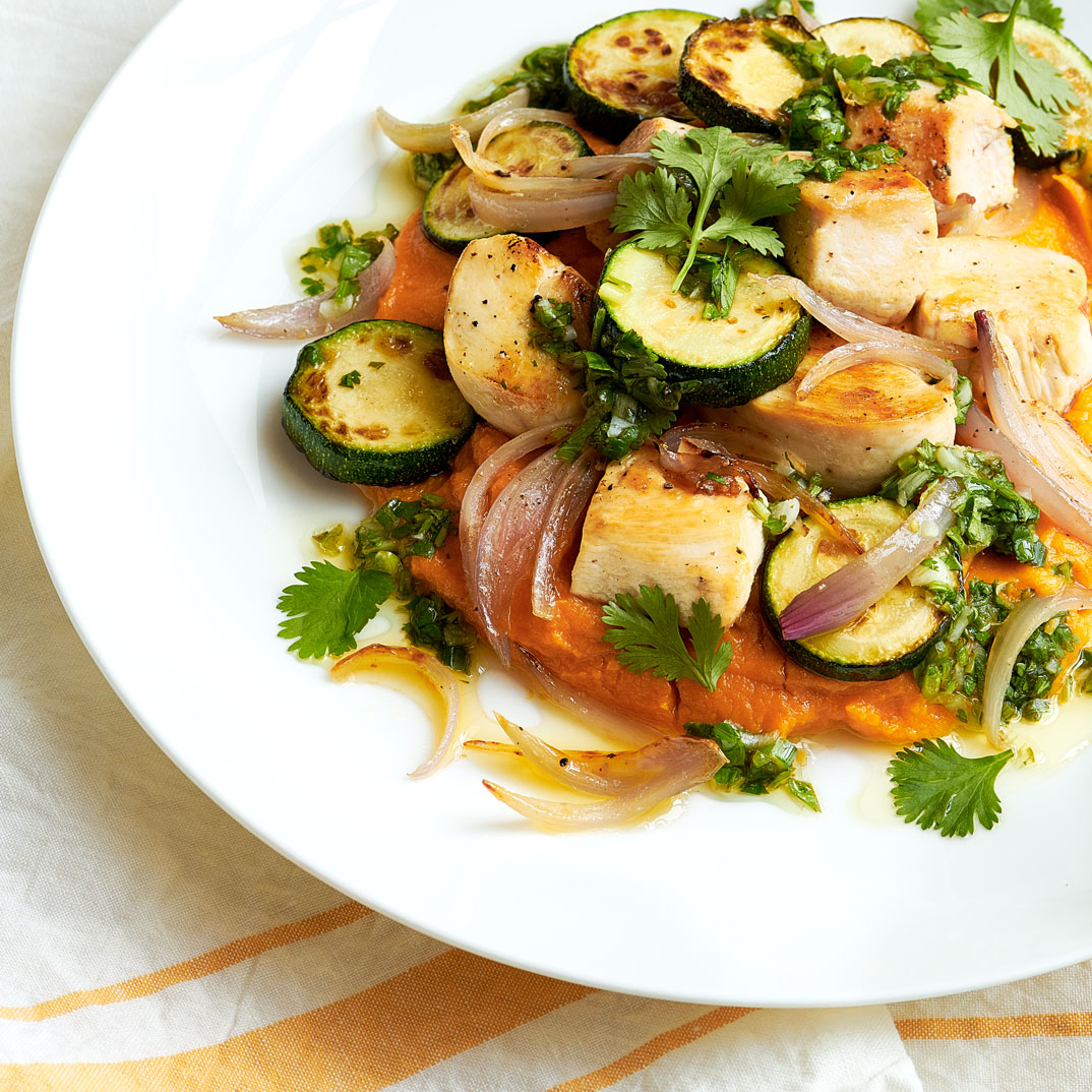 Poulet Et Puree De Patates Douces Ricardo
