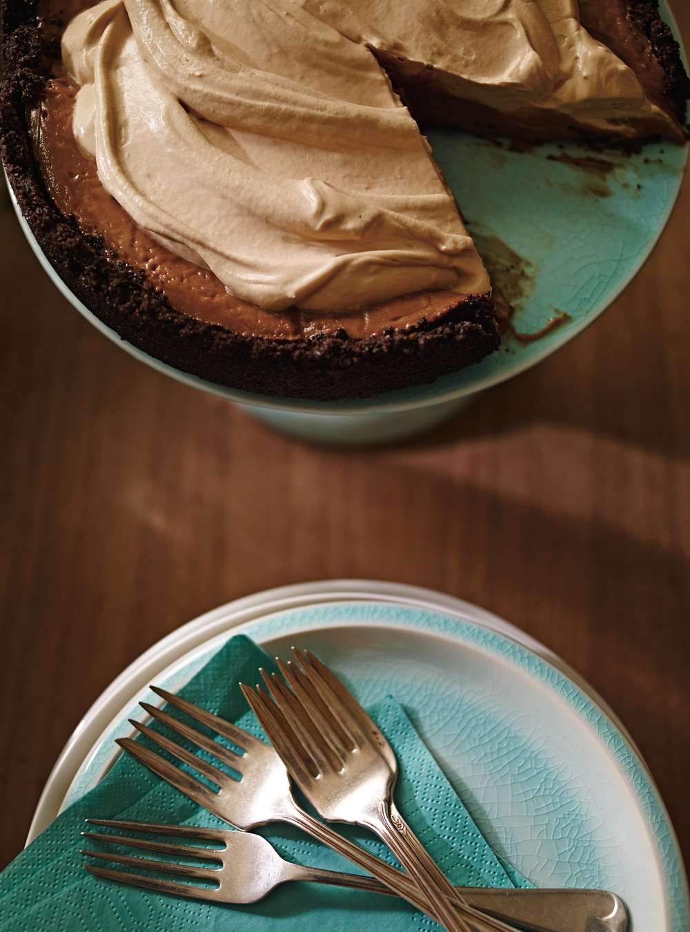 Double Espresso Chocolate Pie