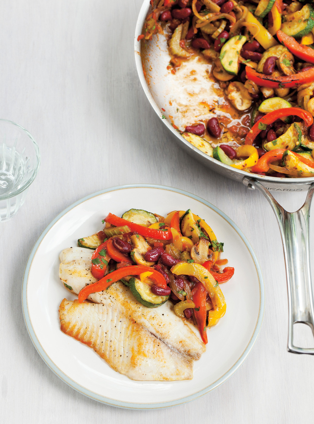 Seared Tilapia and Vegetable Stir-Fry