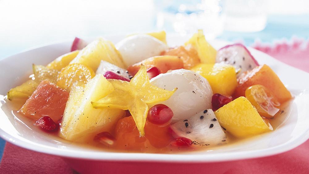 Saladier Arcopal Roses + 4 ramequins salade de fruits