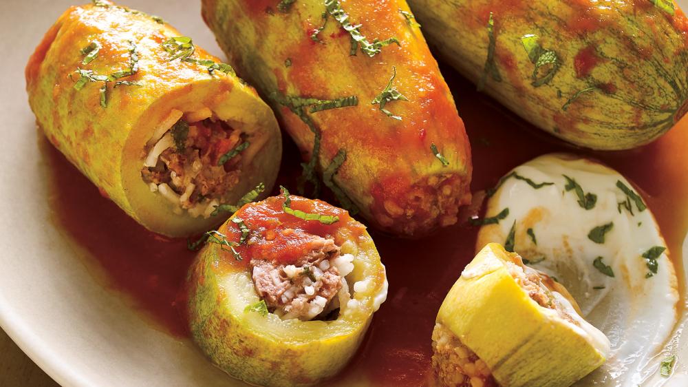 Kousa Mahshi Lebanese (How To Make Stuffed Zucchini)