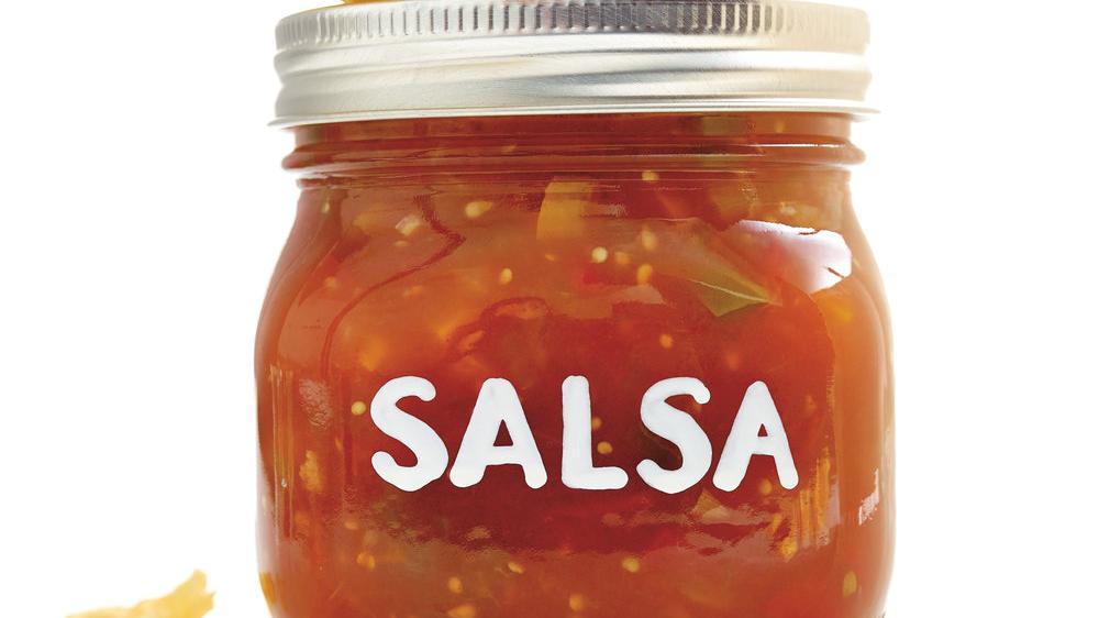 Painted Salsa Jar, Personalized Salsa Jar, Home Made Salsa Jar