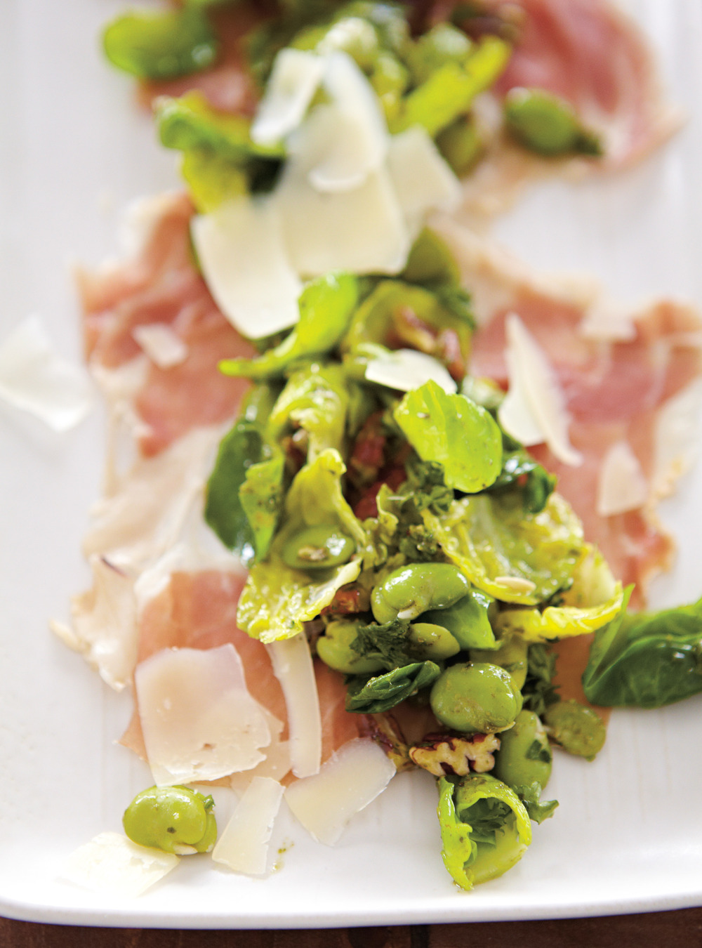 David Forbes’ Fava Bean, Prosciutto and Brussels Sprouts Salad