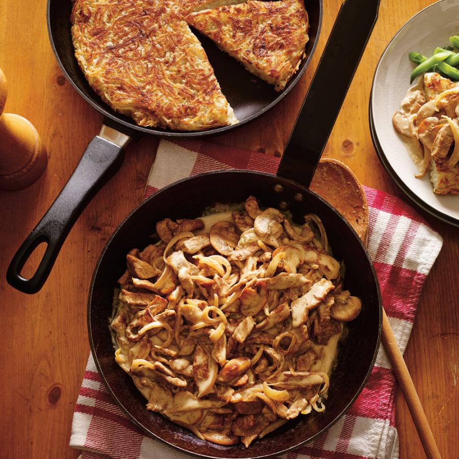 Émincé de veau aux champignons