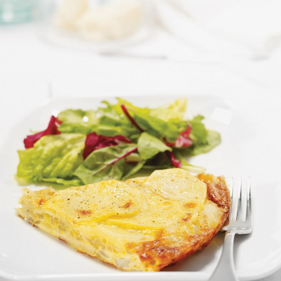 Potato and Onion Frittata-image