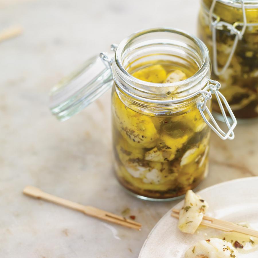 Marinade passe-partout (pour volaille, boeuf, agneau ou fromage en grains mariné)