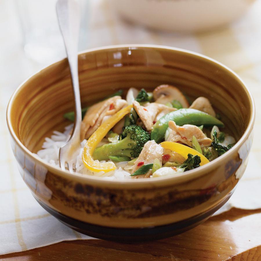 Fondue chinoise en sauté (Pour les restes de viande, de légumes, de bouillon et de sauce)-image