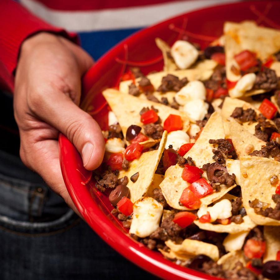 Nachos avec fromage en grains-image