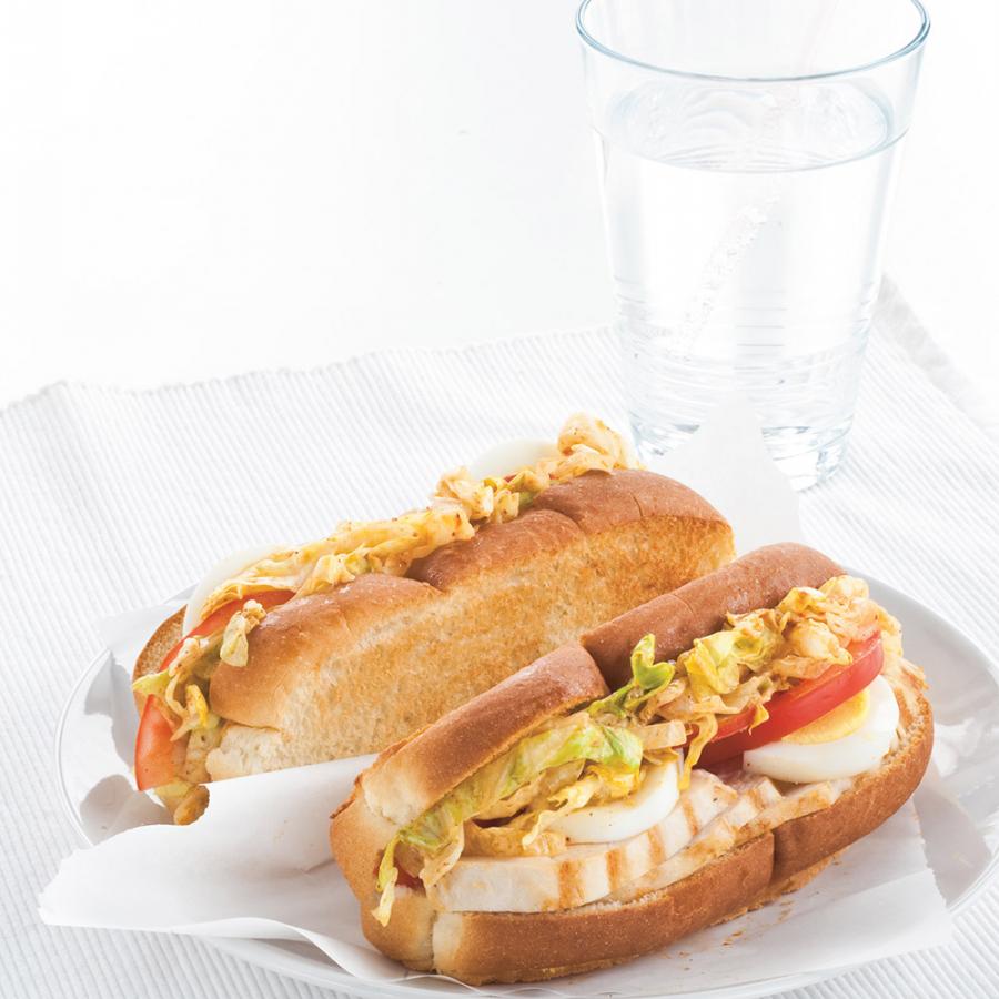 Guédilles au poulet-image