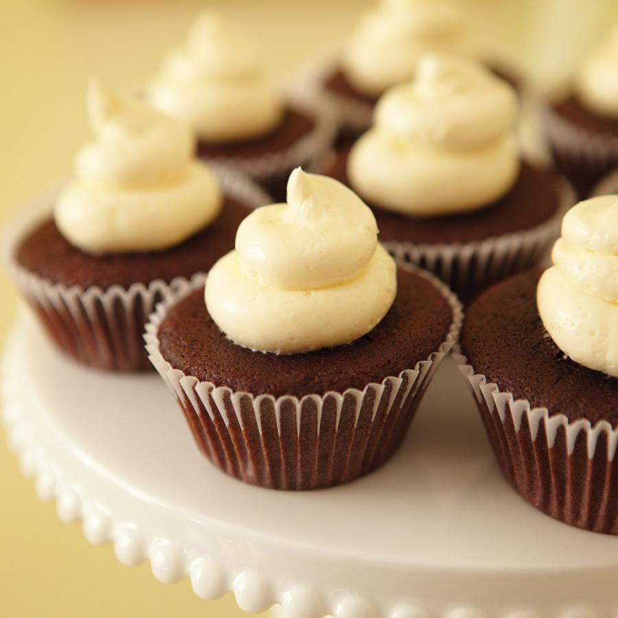 Mini-cupcakes surprises au chocolat