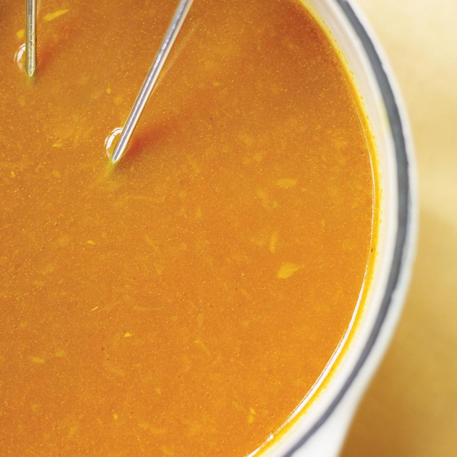 Fondue chinoise au curcuma