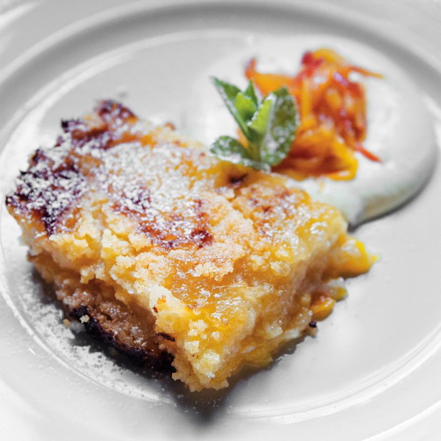 Peach Crumble (Crumble di pesche)-image