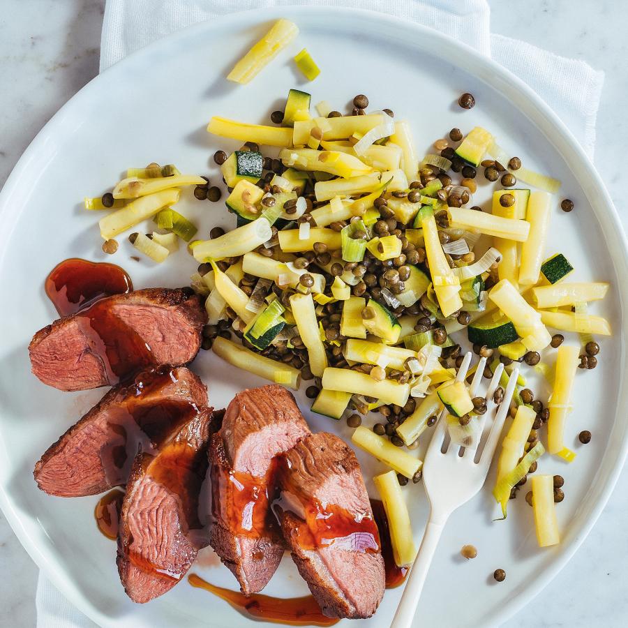 Canard à l’érable et au café