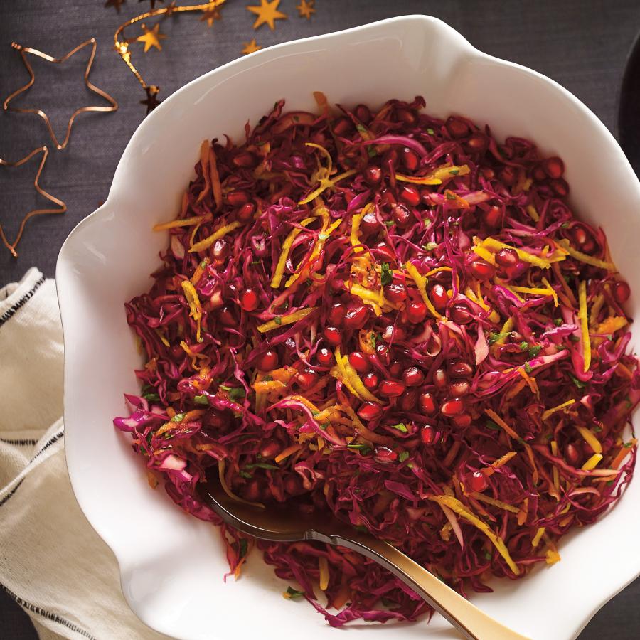 Beet, Pomegranate and Red Cabbage Salad-image