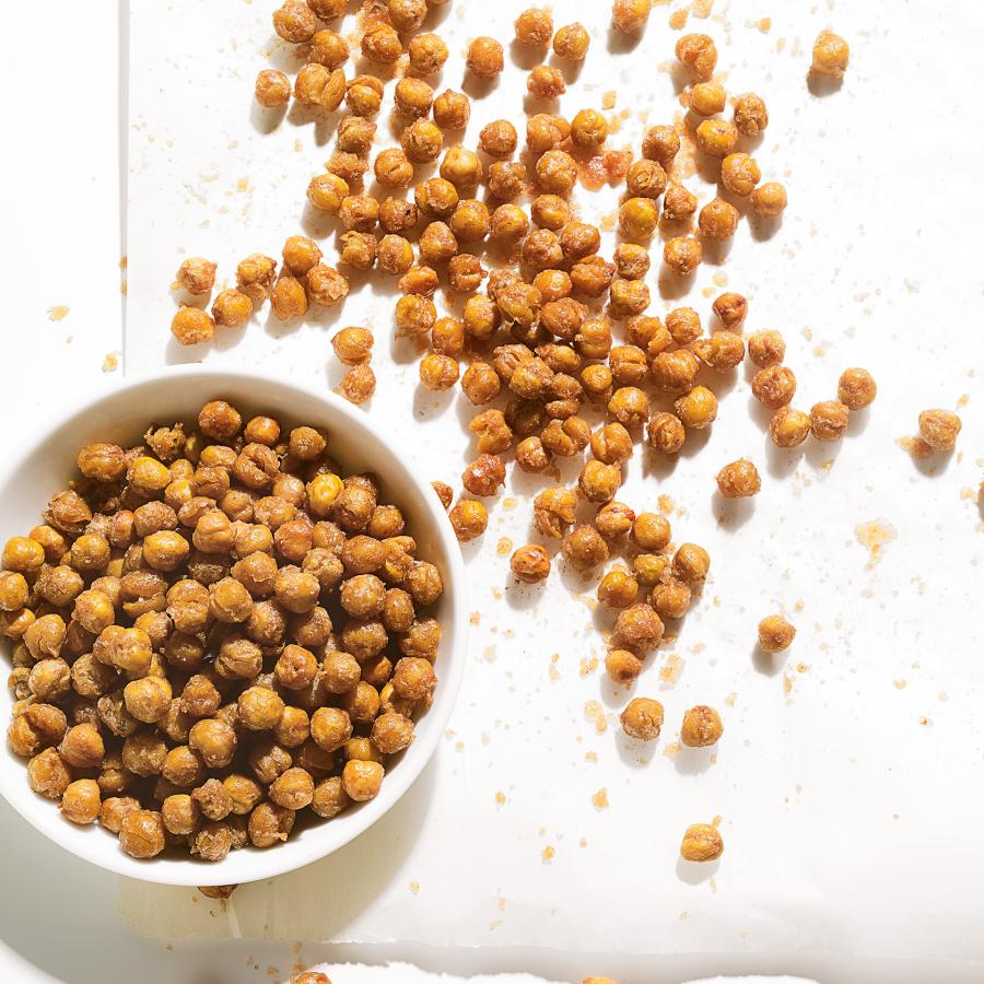 Pois chiches croquants cannelle-érable