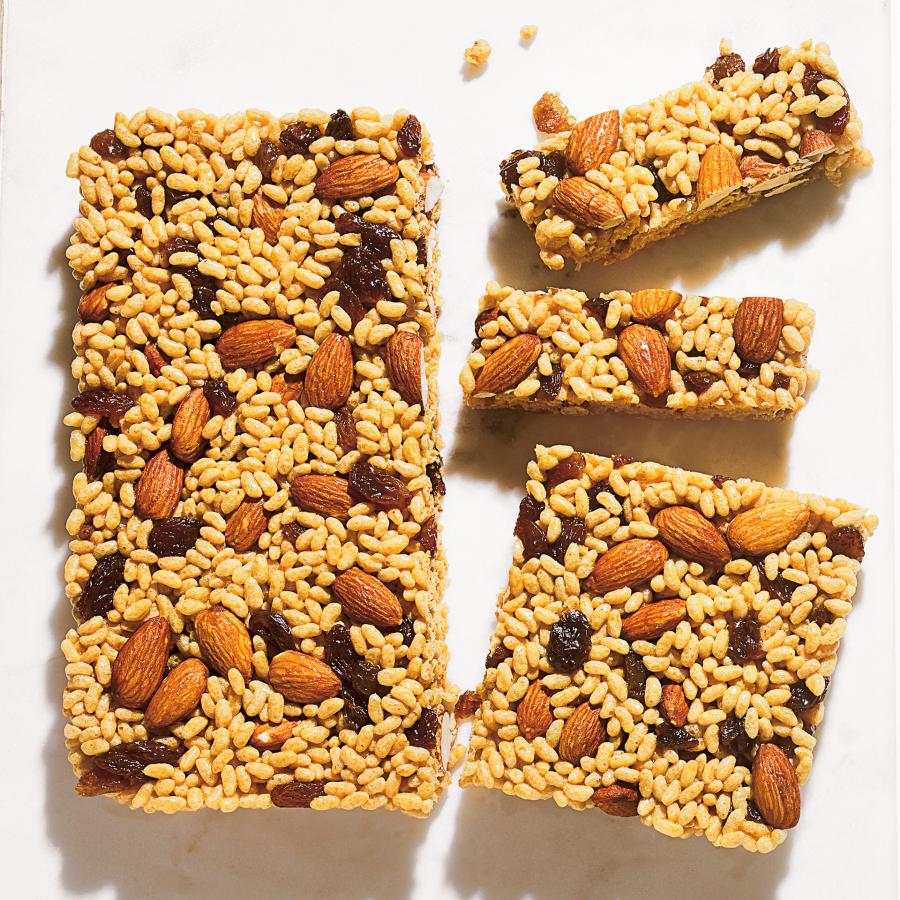 Barres tendres au riz soufflé