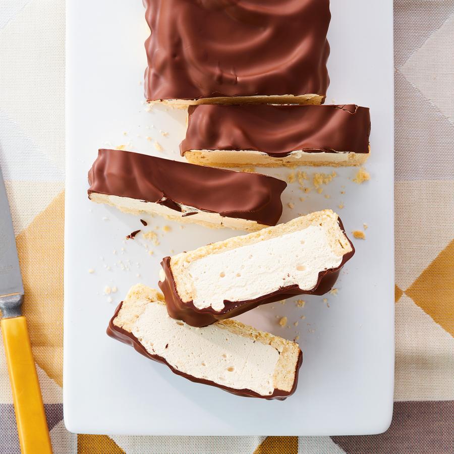 Barre chocolatée à la guimauve à l’érable