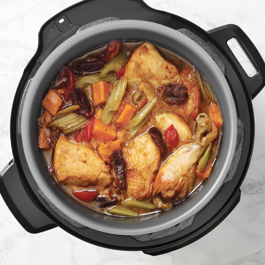 Pressure Cooker Lemon Chicken Tajine