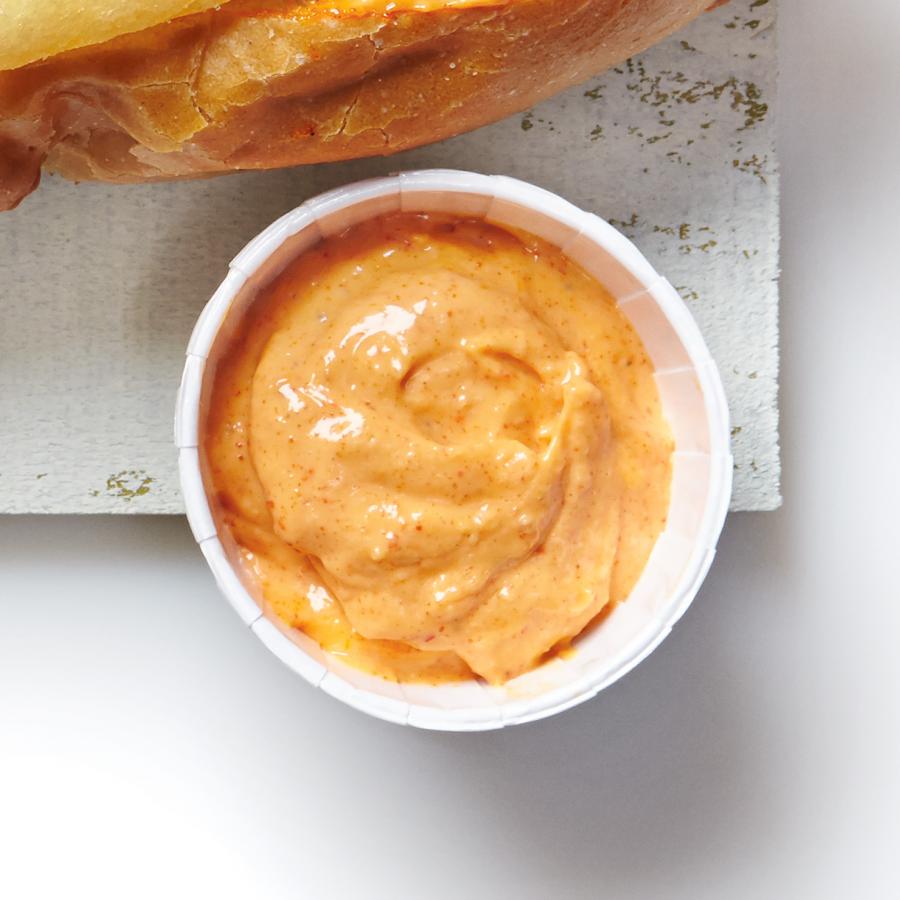 Mayonnaise piquante à l'harissa