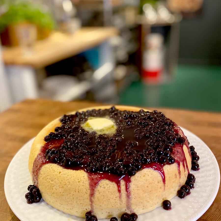 Pancake géant au cuiseur à riz