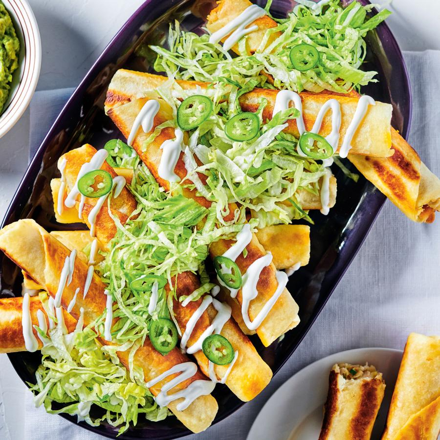 Tortillas farcies au poulet (taquitos)-image