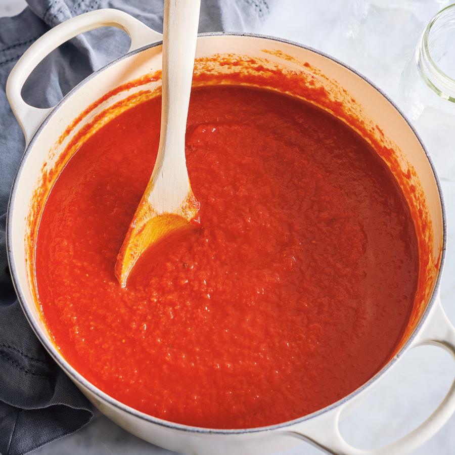 Conserve de sauce tomate pour 10 personnes - Recettes - Elle à Table