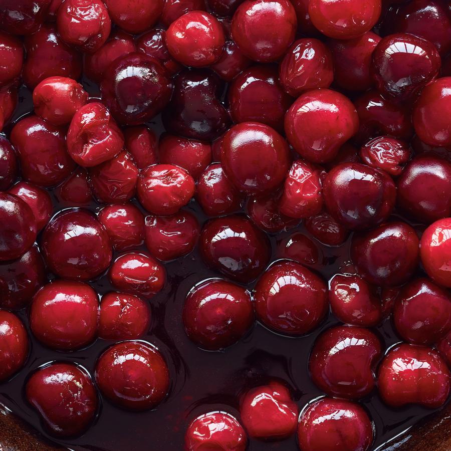 Cerises jubilé au barbecue-image