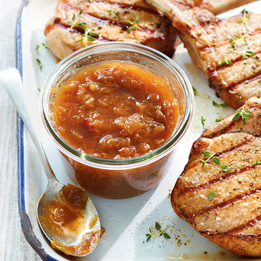 Chutney de rhubarbe épicé