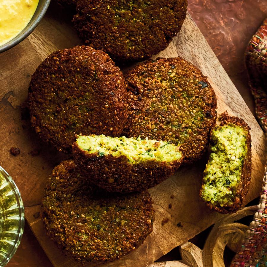 Galettes de falafel aux saveurs péruviennes d'Ethné de Vienne