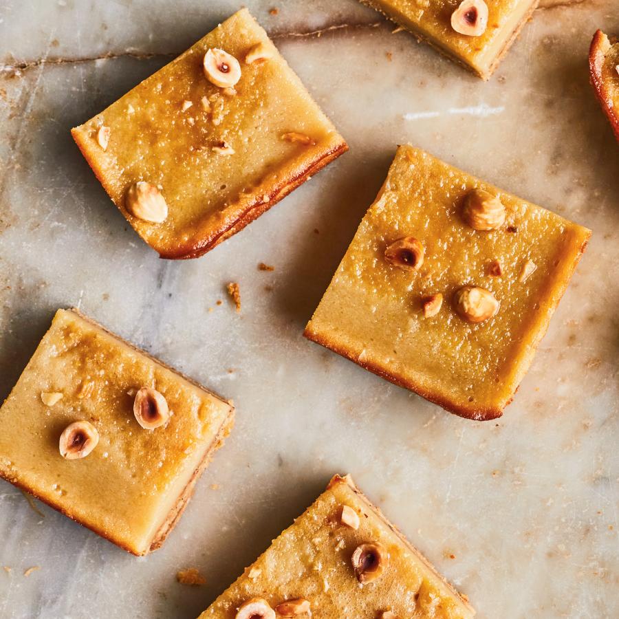 Carrés à l’érable et aux noisettes