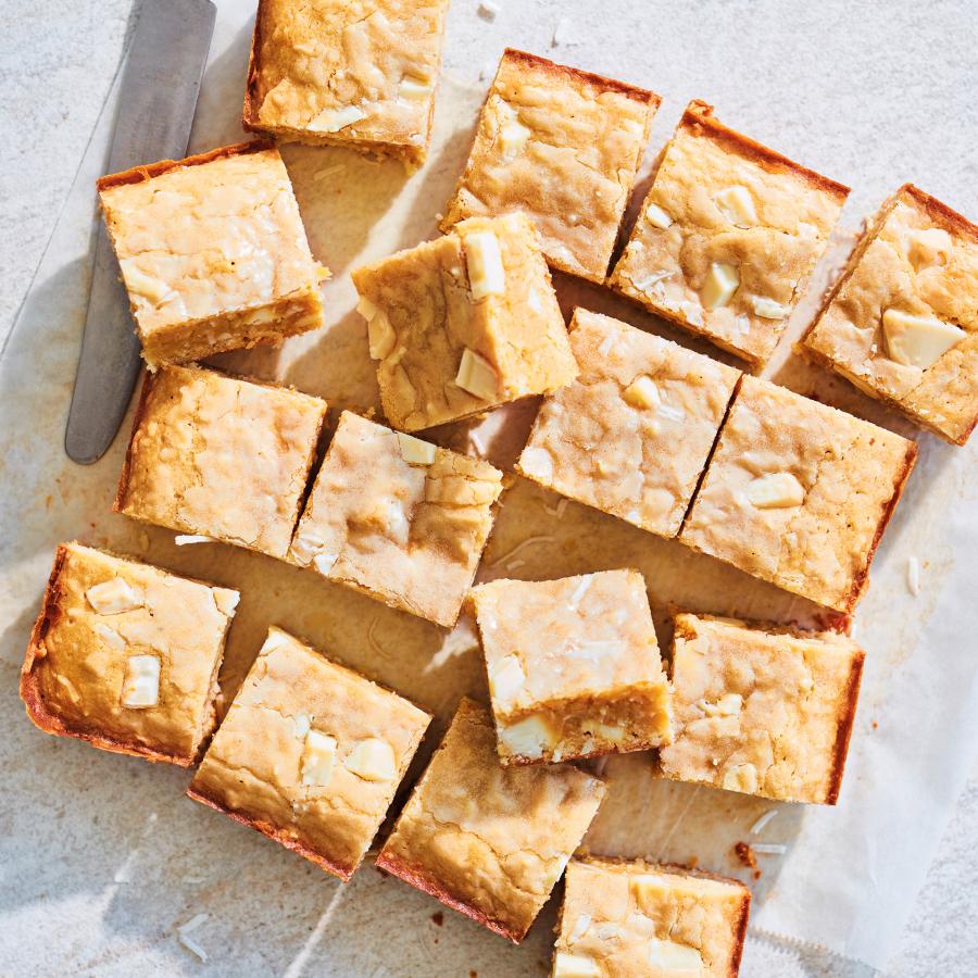 Blondies à la noix de coco