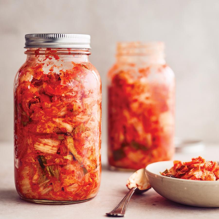 Kimchi maison (chou fermenté aux piments)