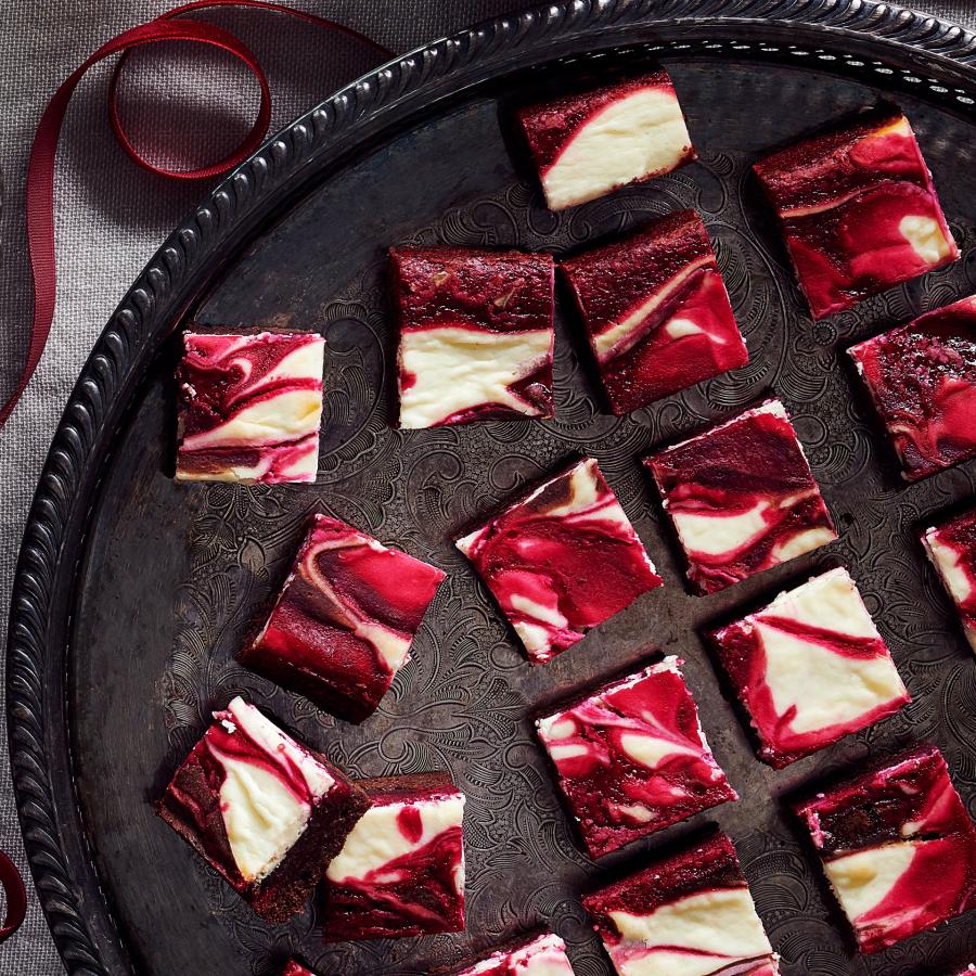 Brownies marbrés Red Velvet et gâteau au fromage
