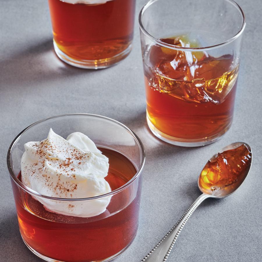 Jello au jus de pommes et à la cassonade