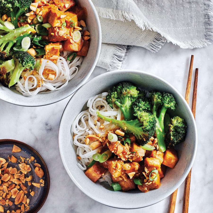 Tofu à la sauce aux arachides-image